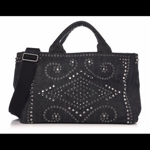 Authentic Prada Canapa large with sling